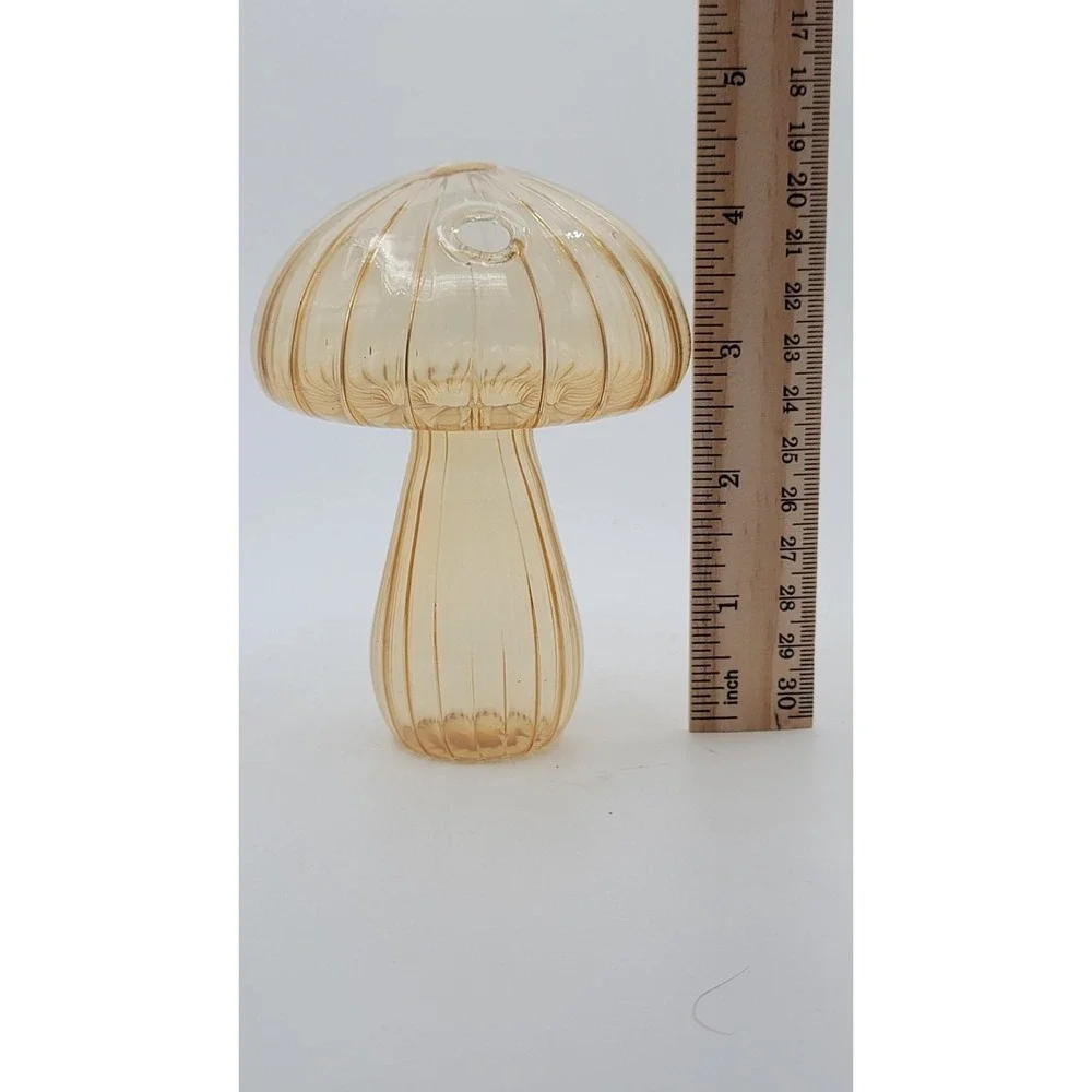 Transparent Jelly Color Mushroom Glass Vase Aromatherapy Bottle Home Small Vase‎